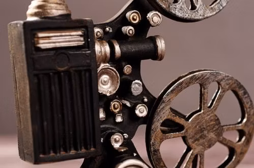 ヴィンテージ樹脂映画フィルムプロジェクターモデル置物家の装飾